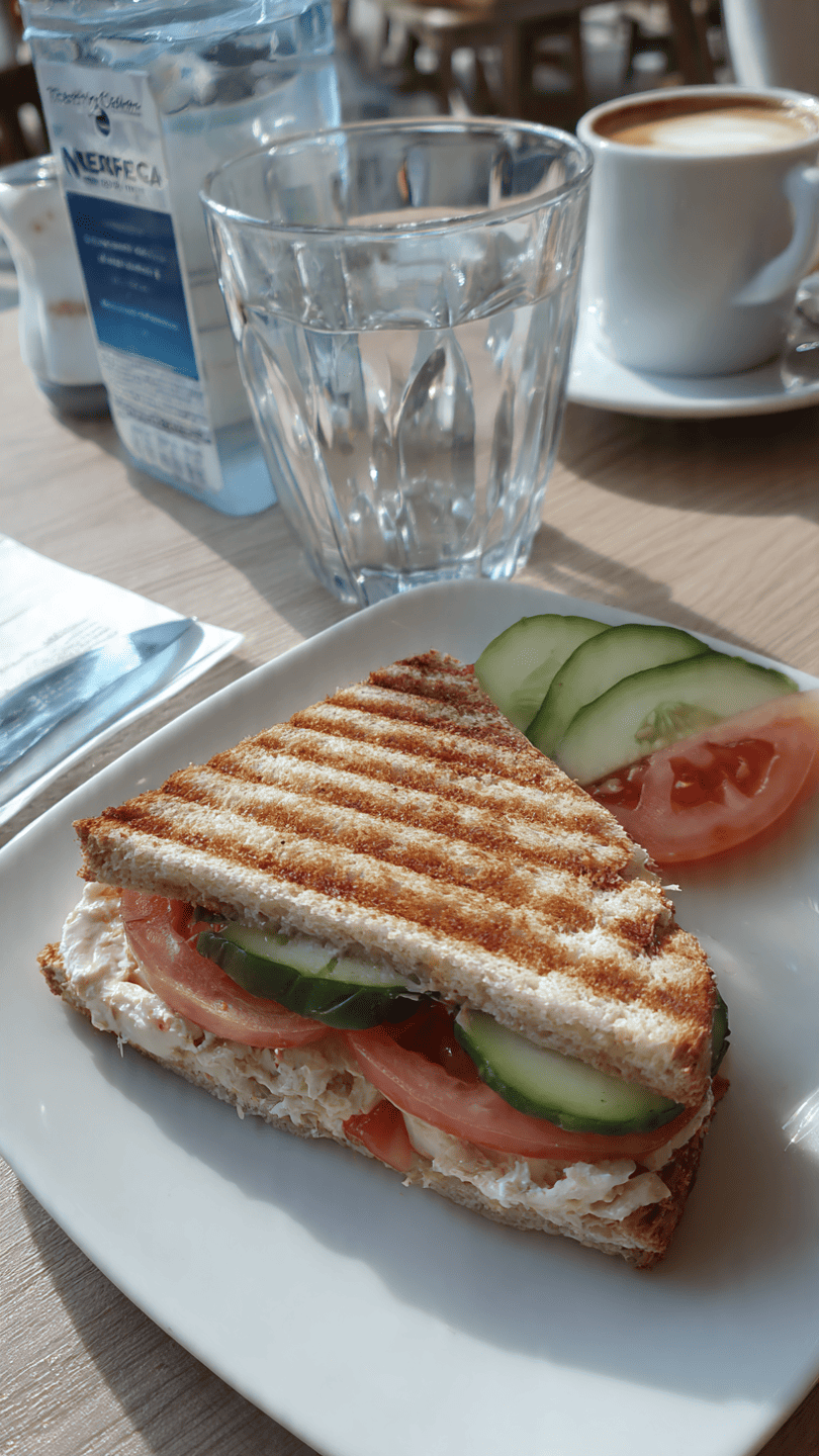 White Cheese Sandwich